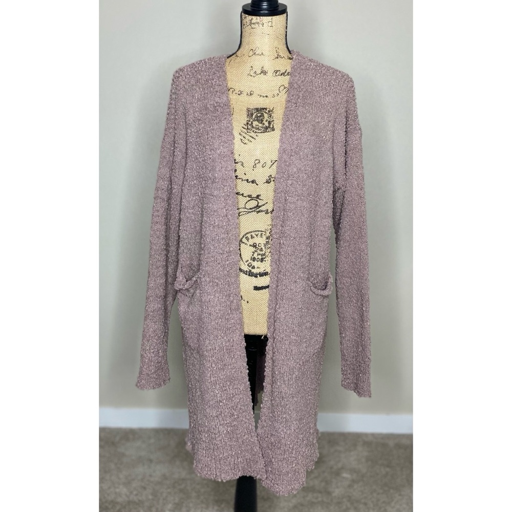 UNBRANDED-‎ Taupe Popcorn Cardigan size 1X/2X Plus Size